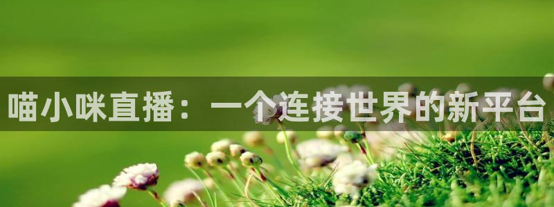 球神直播免费足球直播：喵小咪直播：一个连接世界的新平台